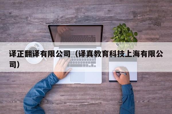 译正翻译有限公司（译真教育科技上海有限公司）