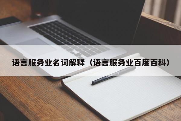 语言服务业名词解释（语言服务业百度百科）