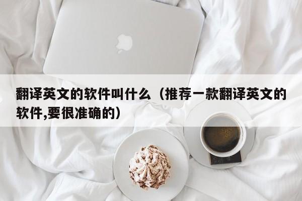 翻译英文的软件叫什么（推荐一款翻译英文的软件,要很准确的）