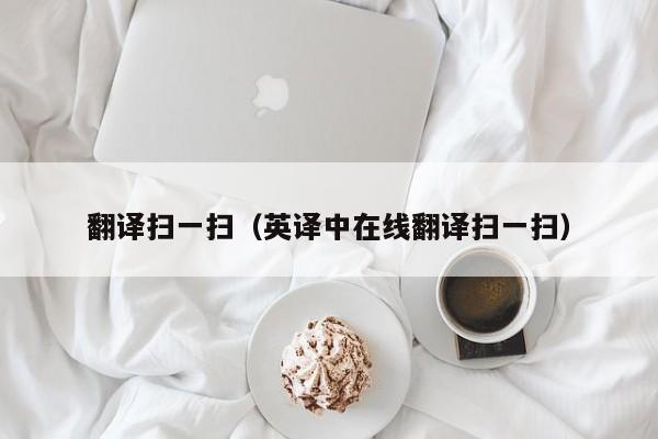 翻译扫一扫（英译中在线翻译扫一扫）