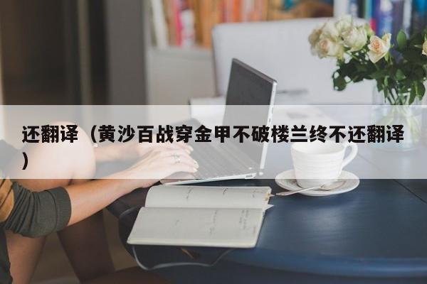 还翻译（黄沙百战穿金甲不破楼兰终不还翻译）